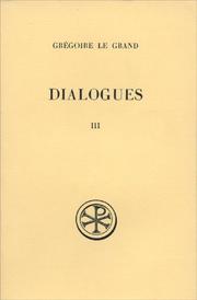 Cover of: Dialogues, tome 3