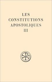 Les constitutions apostoliques by Marcel Metzger