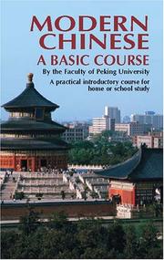 Cover of: Modern Chinese: A Basic Course (Book Only) (Dover Books on Language)