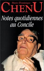Cover of: Notes quotidiennes au Concile