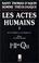 Cover of: Somme théologique. Les actes humains