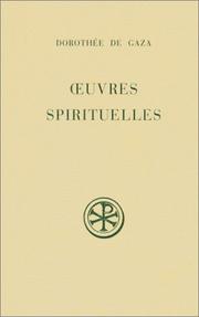 Oeuvres spirituelles by Dorotheos of Gaza