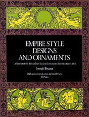 Cover of: Empire style designs and ornaments by Joseph Beunat