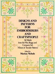 Cover of: Designs and patterns for embroiderers and craftsmen