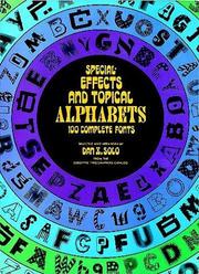 Cover of: Special-effects and topical alphabets: 100 complete fonts