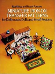 Cover of: Miniature iron-on transfer patterns for dollhouses, dolls and small projects