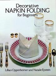 Cover of: Decorative napkin folding for beginners