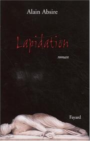 Cover of: Lapidation