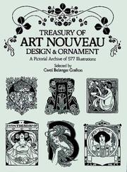 Cover of: Treasury of art nouveau design & ornament: a pictorial archive of 577 illustrations