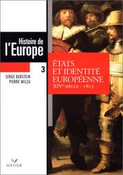 Cover of: Histoire de l'europe : etats et identité europeenne