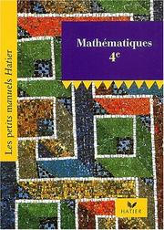 Petits manuels mathematiques quatrième by Goutodier/ Levi