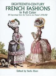Eighteenth-century French fashion plates in full color by Stella Blum