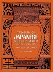 Cover of: Treasury of Japanese designs and motifs for artists and craftsmen