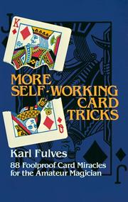 Cover of: More self-working card tricks