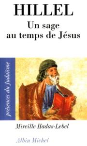 Cover of: Hillel : Un sage au temps de Jésus