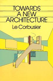 Vers une architecture by Le Corbusier