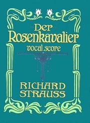 Cover of: Der Rosenkavalier by Richard Strauss