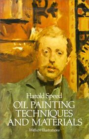 Cover of: Oil painting techniques and materials