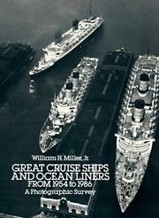 Cover of: Great cruise ships and ocean liners from 1954 to 1986: a photographic survey