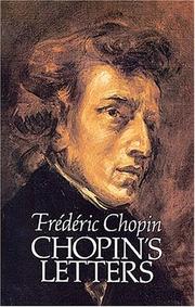 Chopin's letters by Frédéric Chopin