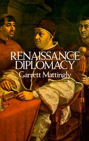 Cover of: Renaissance diplomacy
