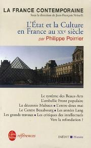 Cover of: L'Etat et la culture en France au XXe siècle