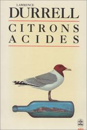 Cover of: Citrons acides