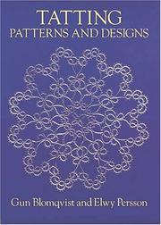 Cover of: Tatting patterns and designs