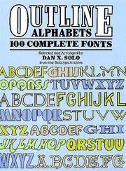 Cover of: Outline alphabets: 100 complete fonts