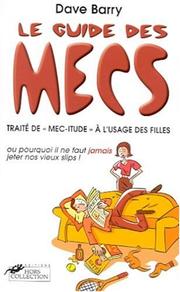Cover of: Le guide des mecs