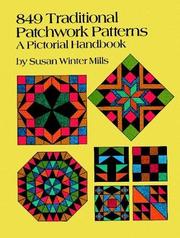Cover of: 849 traditional patchwork patterns: a pictorial handbook
