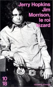 Cover of: Jim Morrison, le roi lézard