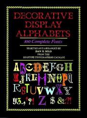 Cover of: Decorative display alphabets: 100 complete fonts
