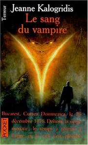 Cover of: Le sang du vampire
