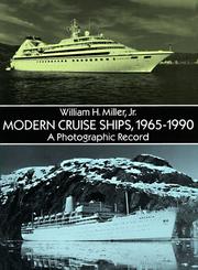 Cover of: Modern cruise ships, 1965-1990: a photographic record