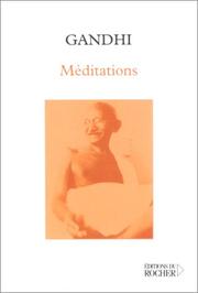 Cover of: Méditations