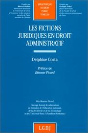 Les fictions juridiques en droit administratif