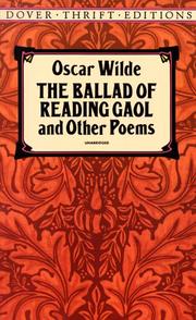 The ballad of Reading Gaol and other poems