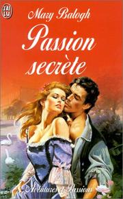 Cover of: Passion secrète