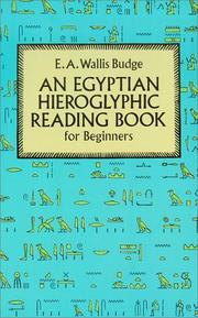 An Egyptian hieroglyphic reading book for beginners