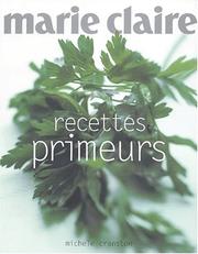 Cover of: Recettes primeurs de Marie-Claire