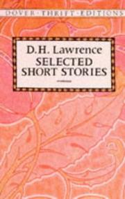 Cover of: Selected short stories by David Herbert Lawrence