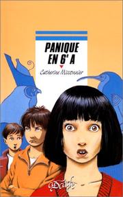 Cover of: Panique en 6e A