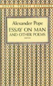 Essay on man and other poems