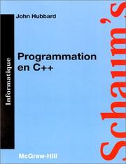 Cover of: Programmation en C++: Théorie et problèmes
