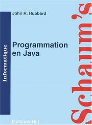 Cover of: Programmation in Java