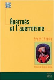 Cover of: Averroes et l'averroisme by Ernest Renan