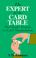Cover of: The expert at the card table