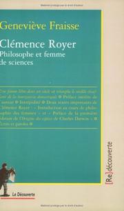 Cover of: Clémence Royer