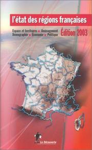 Cover of: L'Etat des régions françaises
